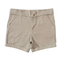 3D Printed Boys Summer Clothes Set | Red Tan Tee & Shorts