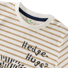 Hedgehog Striped Tee & Pant Set for Toddler Boys