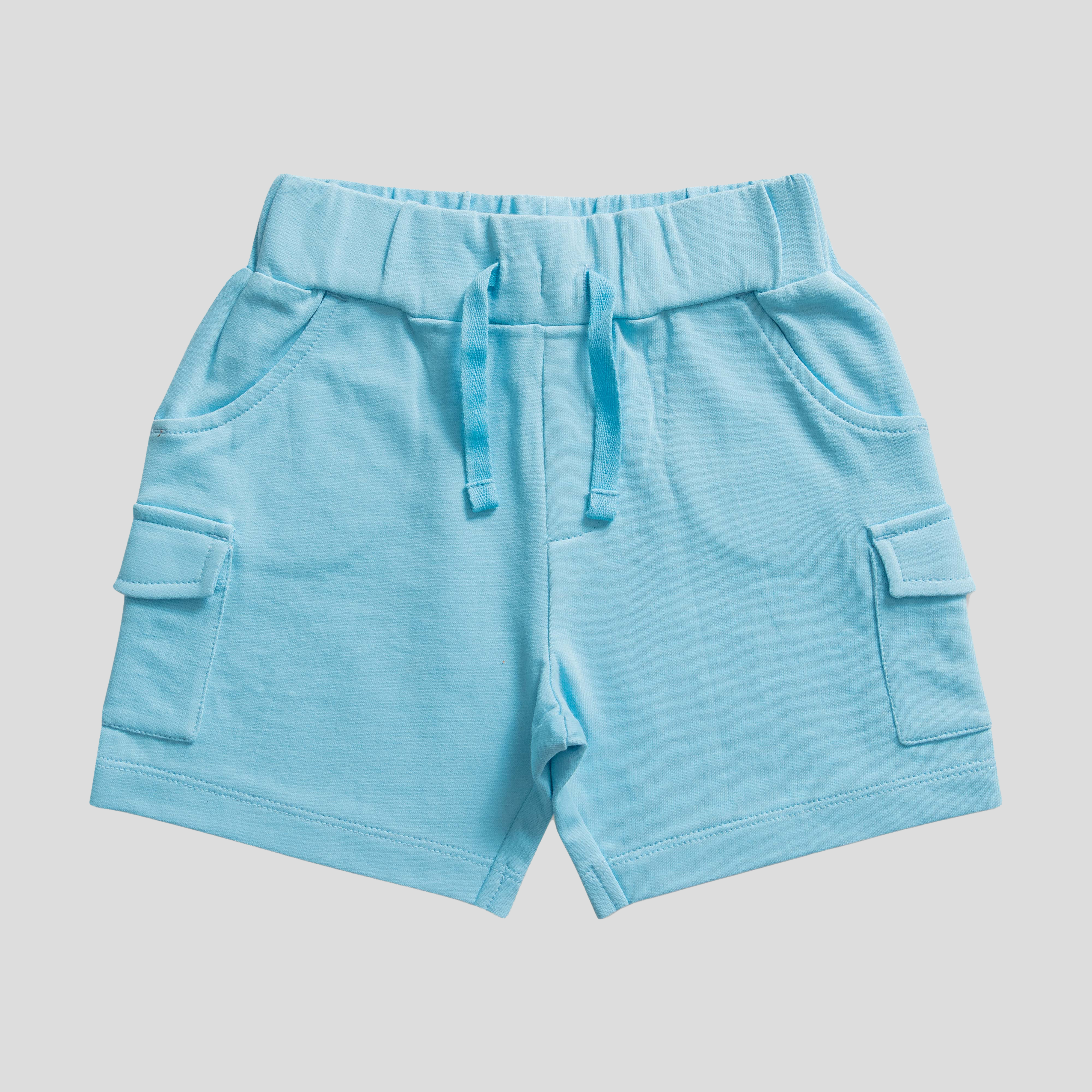 Striped T-Shirt and Shorts Set for Toddler Boys