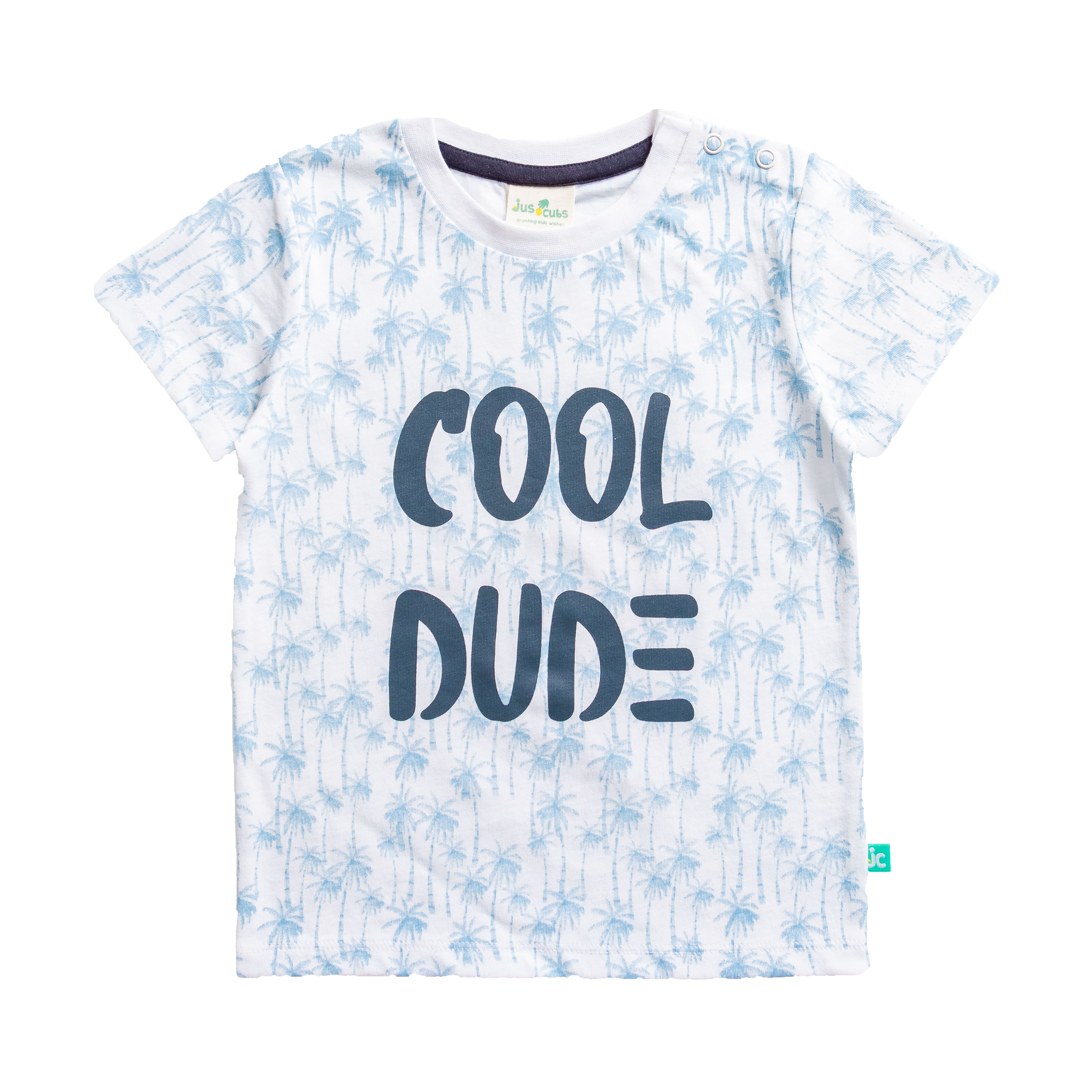 Cool Dude Navy Tee & Shorts Set for Toddler Boys