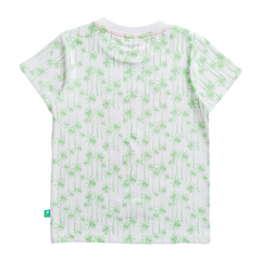 Cool Dude Green Tee & Shorts Set for Toddler Boys