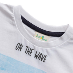 Cool Coconut Tree T-Shirt & Shorts Set for Toddler Boys
