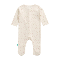 3/4 Sleeve Sleepsuit with Footies for Baby Girls - Pack of 2