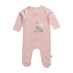 Hopping Rabbit Sleepsuit with Footies for Baby Girls - Pack of 2