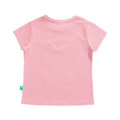 Flower T-Shirt Pack of 2 for Toddler Girls - Pink & Red