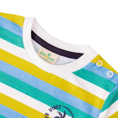 Sunny Blue & Green T-Shirt Pack of 2 for Toddler Boys