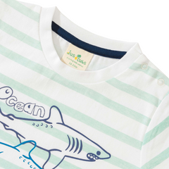 Summer Blue T-Shirt Pack of 2 for Toddler Boys