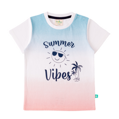 Summer Blue T-Shirt Pack of 2 for Toddler Boys