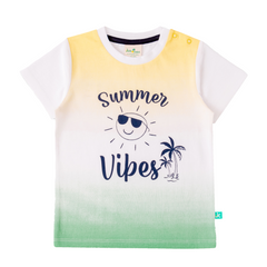 Summer Beige T-Shirt Pack of 2 for Toddler Boys