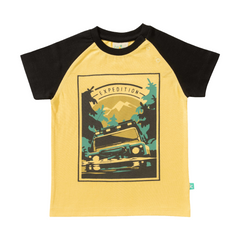 Raglan Half Sleeve T-Shirt Pack of 2 for Toddler Boys