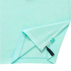 Toddler Half Sleeve Cyan Polo Shirt