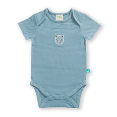 Cute Animal Themed Baby Bodysuit Set for Boys - Pack of 2