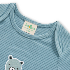 Cute Animal Themed Baby Bodysuit Set for Boys - Pack of 2