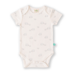 Cute Animal Themed Baby Bodysuit Set for Boys - Pack of 2