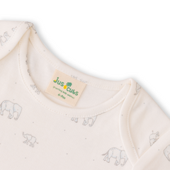 Cute Animal Themed Baby Bodysuit Set for Boys - Pack of 2