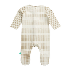 Beige Summer Sleepsuit with Footies for Baby Boys - Pack of 2