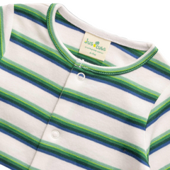 Green Leaves Sleepsuit with Footies for Baby Boys - Pack of 2