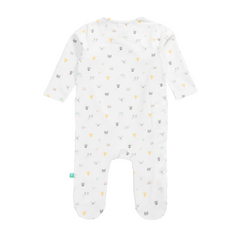 Animal-Themed Sleepsuit with Footies for Baby Boys - Pack of 2