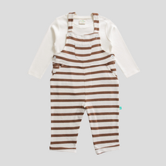 Stylish Striped Dungaree Set for Toddlers