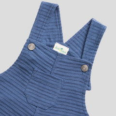 Charming Cord Striped Dungaree Set for Toddlers