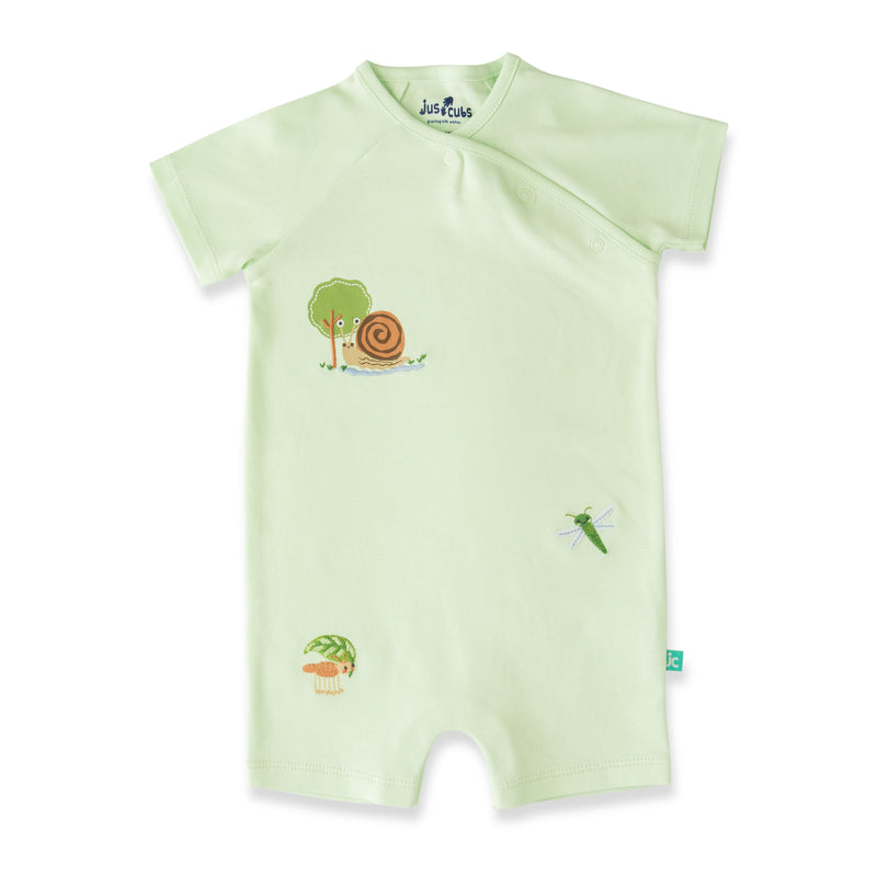 Organic Cotton NuzzleTwig Romper – For Baby Girls