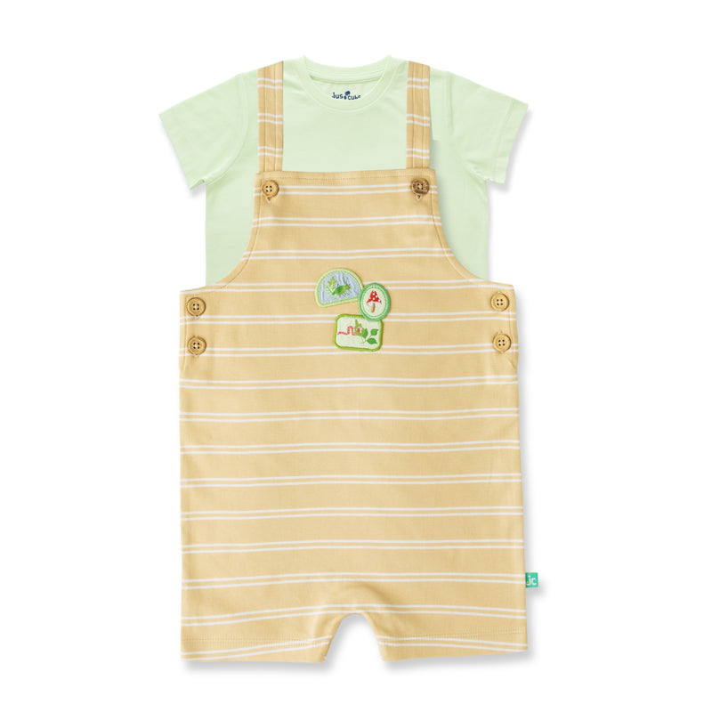 Organic Cotton DaisyTrek Dungaree – For Girls