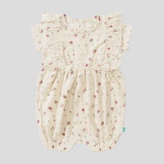 Ruffled Blooming Snug Fit Romper for Baby Girls