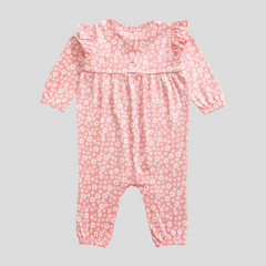 Blooming Peter Pan Full Length Romper for Baby Girls