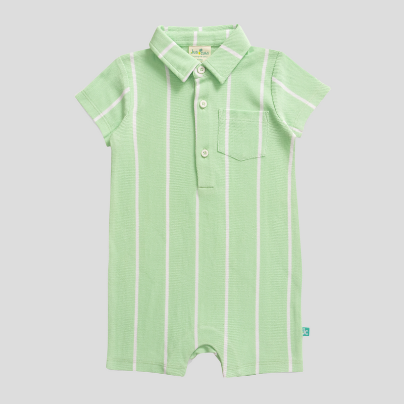 Baby Polo style Printed Romper