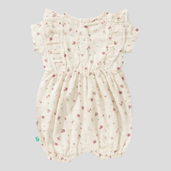 Ruffled Blooming Snug Fit Romper for Baby Girls