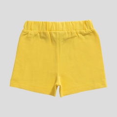 Lemony Ruffled Tee & Shorts Set for Toddlers