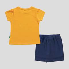 Puff Sleeve Tee & Skort Set for Toddlers