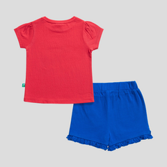 Puff Sleeve Tee & Skort Set for Toddlers