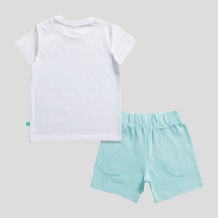 Cool Coconut Tree T-Shirt & Shorts Set for Toddler Boys