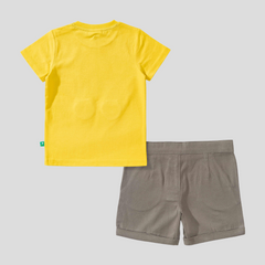 3D Printed Tee & Shorts Clothes Set for Toddler Boys