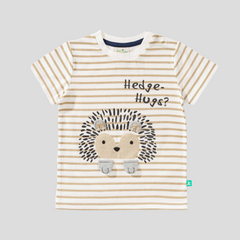 Hedgehog Striped Tee & Pant Set for Toddler Boys