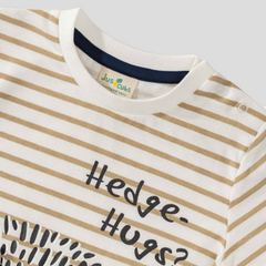 Hedgehog Striped Tee & Pant Set for Toddler Boys