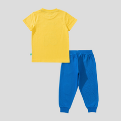 Truck Print Tee and Jogger Set for Toddler Boys