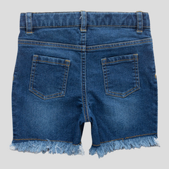 Denim Ripped Shorts for Toddler Girls