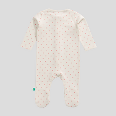 Polka Dot Sleepsuit with Footies for Baby Girls - Pack of 2