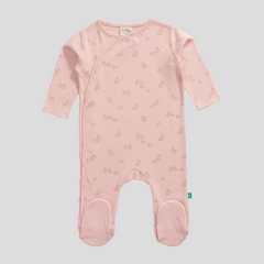 Hopping Rabbit Sleepsuit with Footies for Baby Girls - Pack of 2