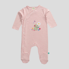 Hopping Rabbit Sleepsuit with Footies for Baby Girls - Pack of 2