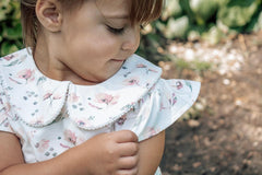 Peter Pan Flutter Sleeve Tee for Toddler Girls