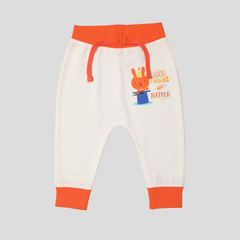 Baby Joggers for Boys - Pack of 2 (Striped & Bunny Print)