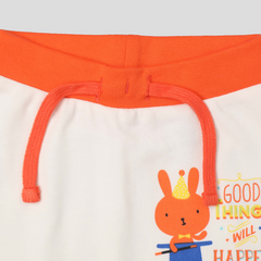 Baby Joggers for Boys - Pack of 2 (Striped & Bunny Print)