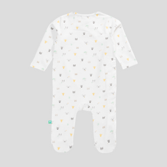 Animal-Themed Sleepsuit with Footies for Baby Boys - Pack of 2