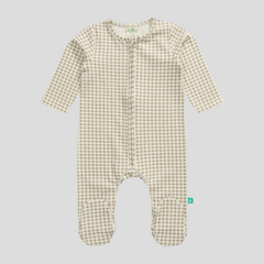 Beige Summer Sleepsuit with Footies for Baby Boys - Pack of 2