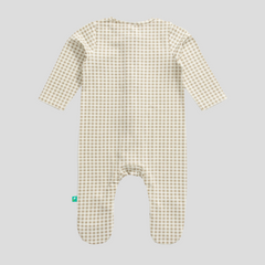 Beige Summer Sleepsuit with Footies for Baby Boys - Pack of 2